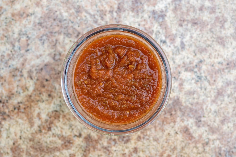 The Fair Medium jar of Dalia's salsa